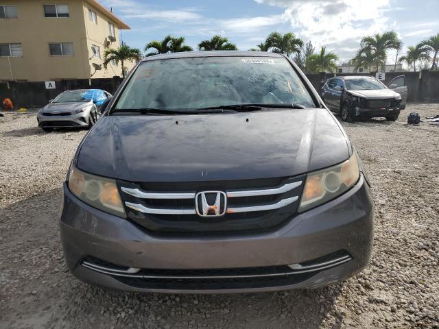 5FNRL5H26FB020846 - 2015 HONDA ODYSSEY LX GRAY photo 5