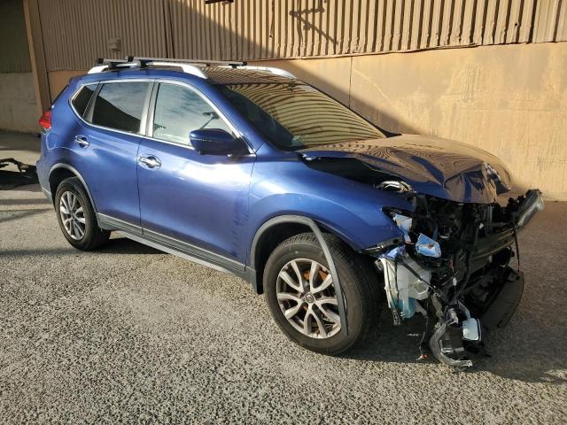 KNMAT2MV8HP579531 - 2017 NISSAN ROGUE S BLUE photo 4