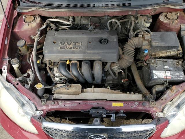 1NXBR32E06Z676647 - 2006 TOYOTA COROLLA CE BURGUNDY photo 11