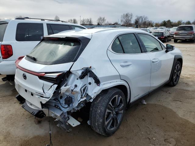 JTHU9JBHXK2002991 - 2019 LEXUS UX 250H WHITE photo 3