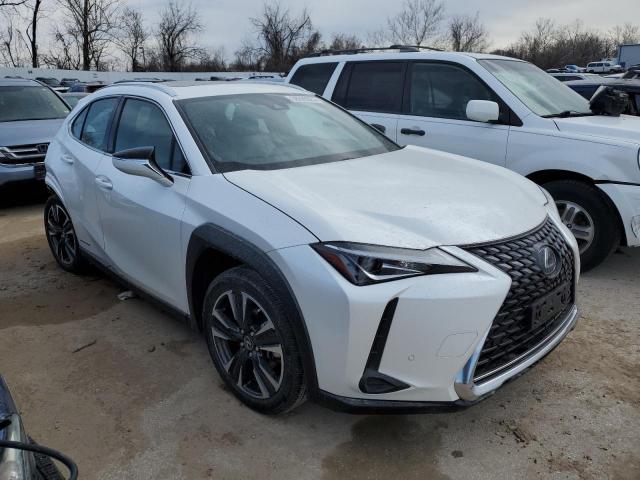 JTHU9JBHXK2002991 - 2019 LEXUS UX 250H WHITE photo 4