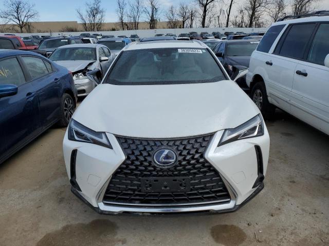 JTHU9JBHXK2002991 - 2019 LEXUS UX 250H WHITE photo 5