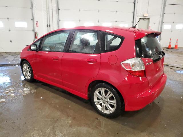 JHMGE8H40AS009016 - 2010 HONDA FIT SPORT RED photo 2