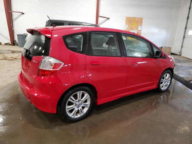 JHMGE8H40AS009016 - 2010 HONDA FIT SPORT RED photo 3