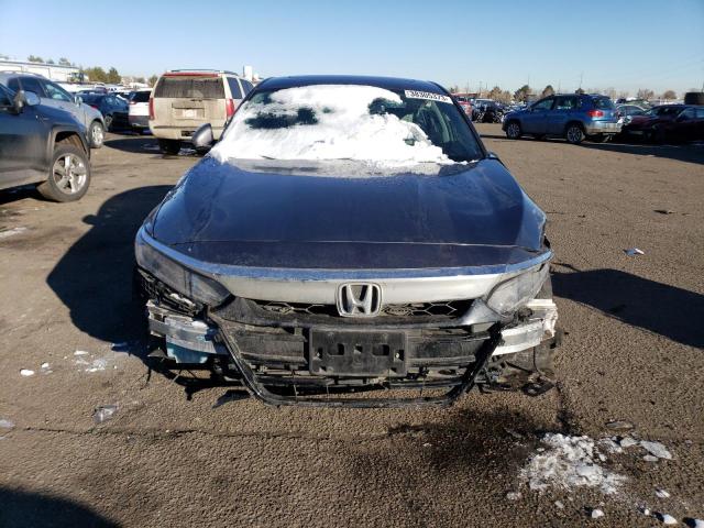 1HGCV3F51JA009659 - 2018 HONDA ACCORD HYBRID EXL GRAY photo 5