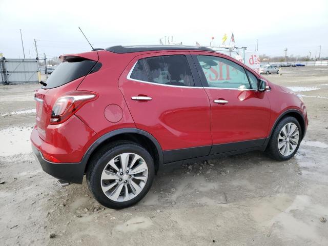 KL4CJASB9JB714501 - 2018 BUICK ENCORE PREFERRED MAROON photo 3