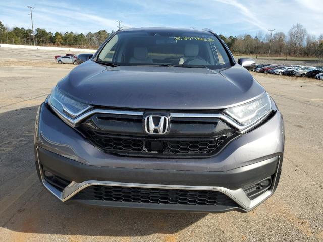 2HKRW2H91MH641719 - 2021 HONDA CR-V TOURING GRAY photo 5