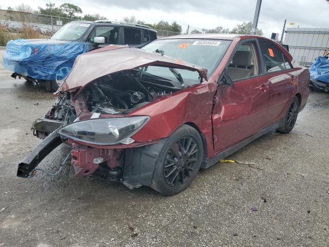 4T1BE32K75U004522 - 2005 TOYOTA CAMRY LE BURGUNDY photo 1