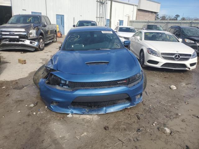 2C3CDXCT0NH119660 - 2022 DODGE CHARGER R/T BLUE photo 5