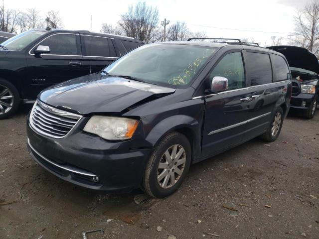 2C4RC1CG2CR163529 - 2012 CHRYSLER TOWN & COU TOURING L CHARCOAL photo 1