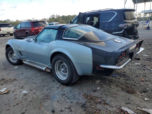 1G1AY8786C5102569 - 1982 CHEVROLET CORVETTE SILVER photo 2