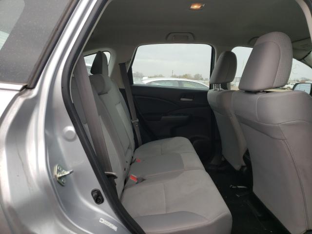 5J6RM4H33FL035411 - 2015 HONDA CR-V LX SILVER photo 6