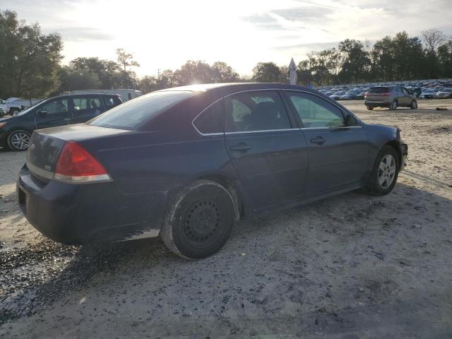 2G1WF5EK5B1316266 - 2011 CHEVROLET IMPALA LT LS BLUE photo 3