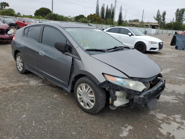 JHMZE2H54AS032023 - 2010 HONDA INSIGHT LX GRAY photo 4