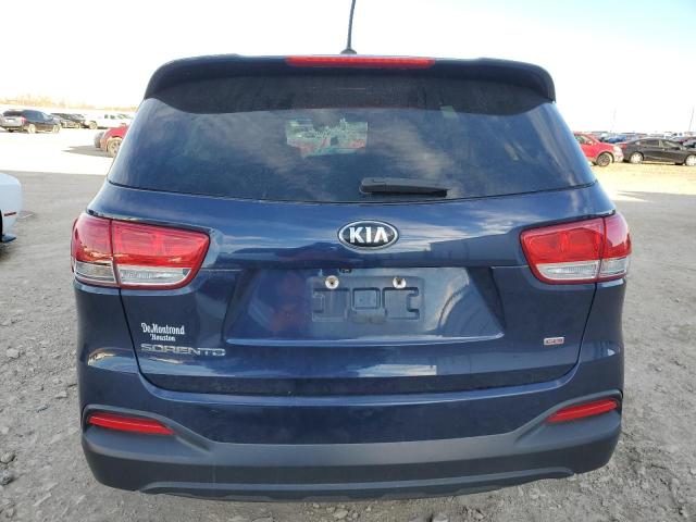 5XYPG4A39HG203050 - 2017 KIA SORENTO LX BLUE photo 6