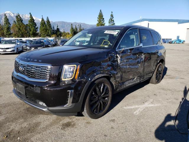 5XYP54HC1MG160667 - 2021 KIA TELLURIDE SX BLACK photo 1