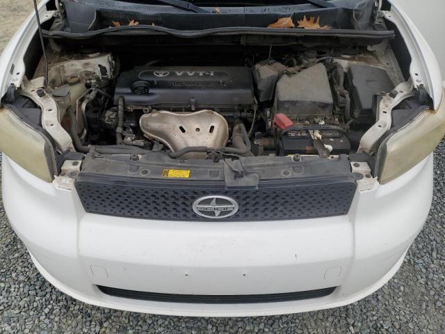 JTLKE50E581030205 - 2008 TOYOTA SCION XB WHITE photo 11