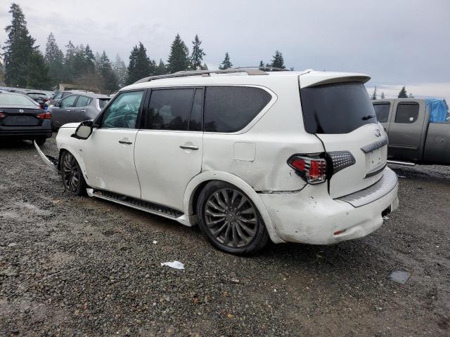 JN8AZ2NE2G9126994 - 2016 INFINITI QX80 WHITE photo 2