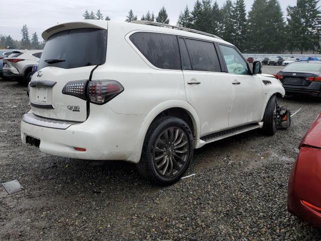 JN8AZ2NE2G9126994 - 2016 INFINITI QX80 WHITE photo 3