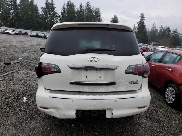 JN8AZ2NE2G9126994 - 2016 INFINITI QX80 WHITE photo 6