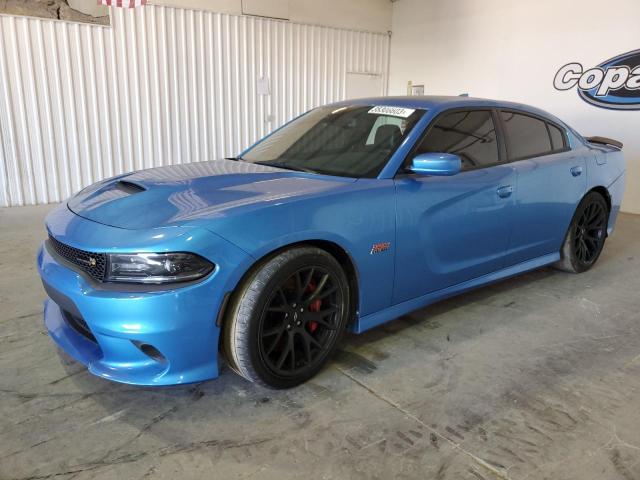 2C3CDXGJ3JH318835 - 2018 DODGE CHARGER R/T 392 BLUE photo 1