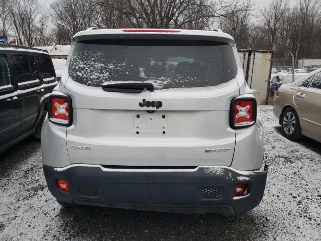 ZACCJBAT5GPE16631 - 2016 JEEP RENEGADE SPORT SILVER photo 6