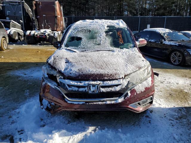 2HKRM4H79FH624878 - 2015 HONDA CR-V EXL BURGUNDY photo 5