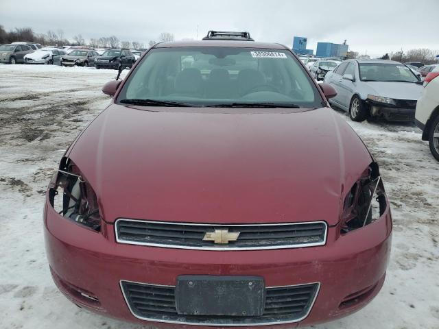 2G1WT57N091307629 - 2009 CHEVROLET IMPALA 1LT RED photo 5