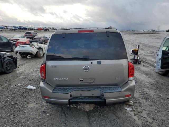 5N1BA08C08N603190 - 2008 NISSAN ARMADA SE TAN photo 6