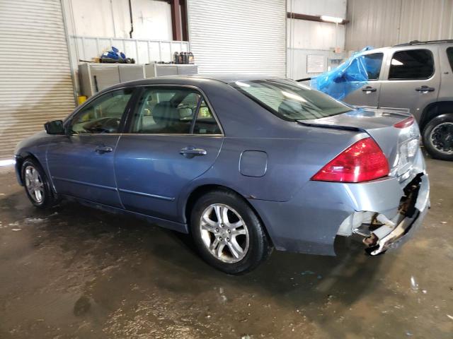 1HGCM56327A085171 - 2007 HONDA ACCORD SE BLUE photo 2