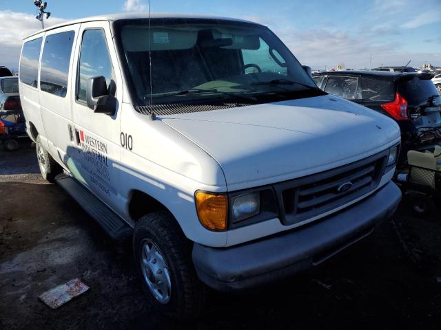 1FBNE31L86HA58180 - 2006 FORD ECONOLINE E350 SUPER DUTY WAGON WHITE photo 4