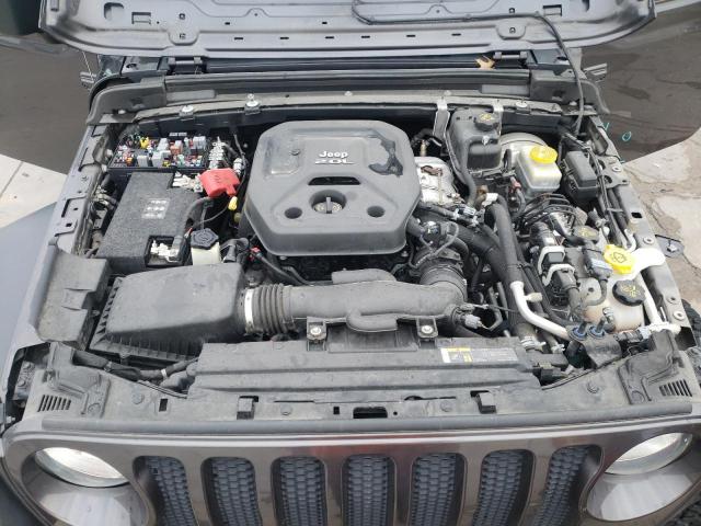 1C4HJXDNXJW200882 - 2018 JEEP WRANGLER U SPORT ნაცრისფერი ფოტო 12