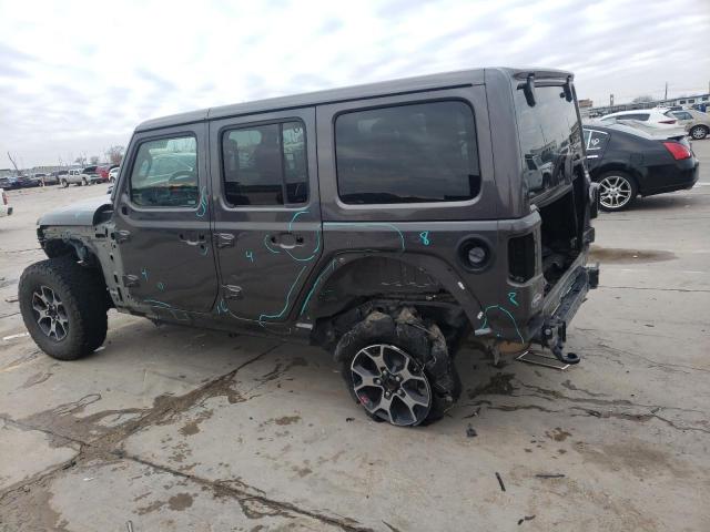 1C4HJXDNXJW200882 - 2018 JEEP WRANGLER U SPORT ნაცრისფერი ფოტო 2