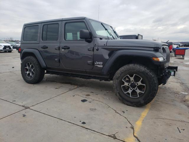 1C4HJXDNXJW200882 - 2018 JEEP WRANGLER U SPORT ნაცრისფერი ფოტო 4