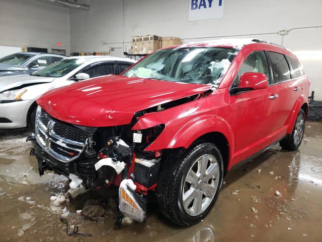 3C4PDDDG2ET174308 - 2014 DODGE JOURNEY LIMITED RED photo 1