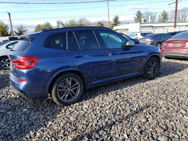 5UXTS3C53K0Z05365 - 2019 BMW X3 XDRIVEM BLUE photo 3