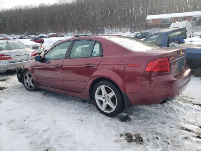 19UUA66234A012218 - 2004 ACURA TL MAROON photo 2