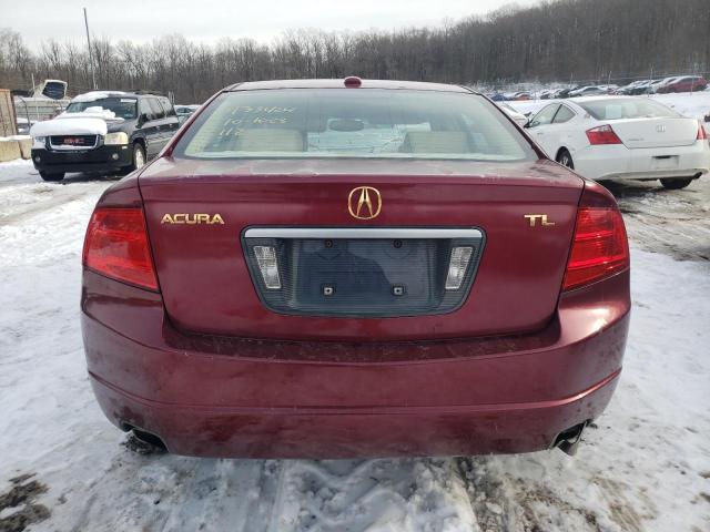 19UUA66234A012218 - 2004 ACURA TL MAROON photo 6