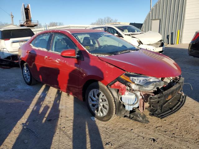 5YFBURHE7HP657073 - 2017 TOYOTA COROLLA L RED photo 4