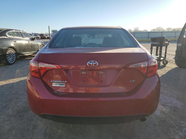 5YFBURHE7HP657073 - 2017 TOYOTA COROLLA L RED photo 6