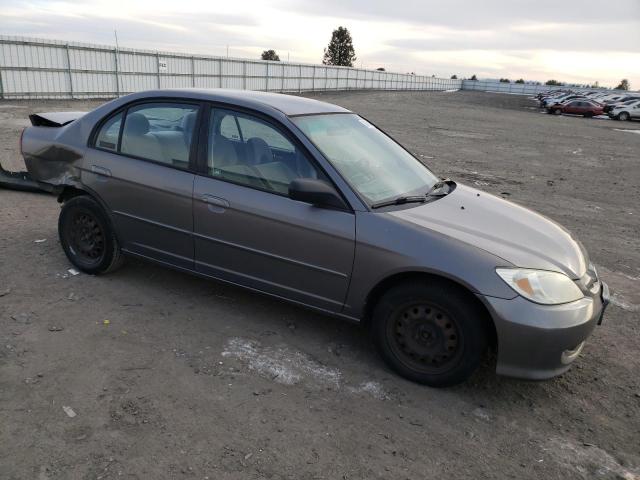 2HGES16574H595389 - 2004 HONDA CIVIC LX GRAY photo 4