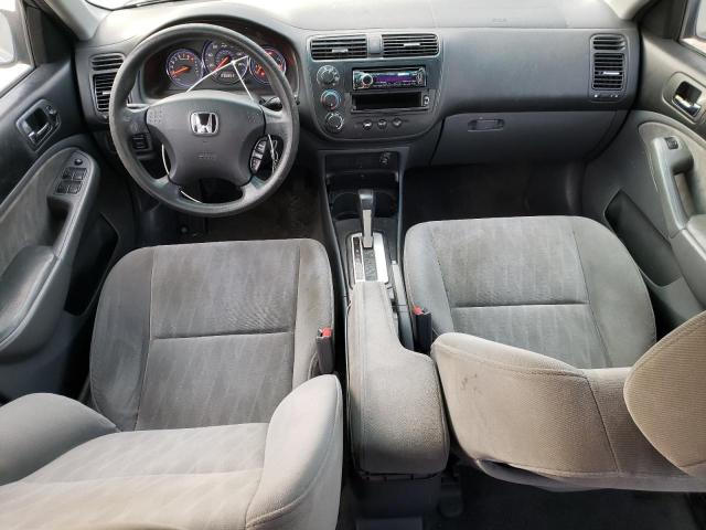 2HGES16574H595389 - 2004 HONDA CIVIC LX GRAY photo 8