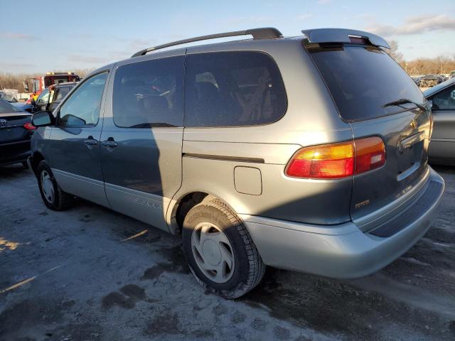 4T3ZF13C5WU080742 - 1998 TOYOTA SIENNA LE TEAL photo 2