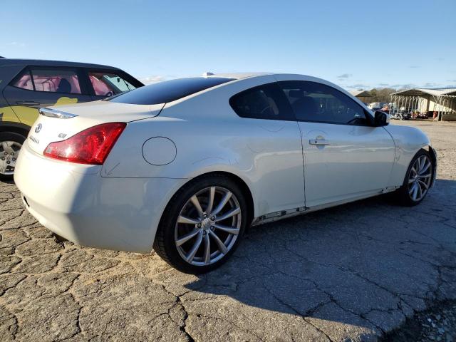 JNKCV64E88M112622 - 2008 INFINITI G37 BASE WHITE photo 3