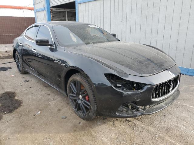 ZAM57XSA4E1107159 - 2014 MASERATI GHIBLI BLACK photo 4