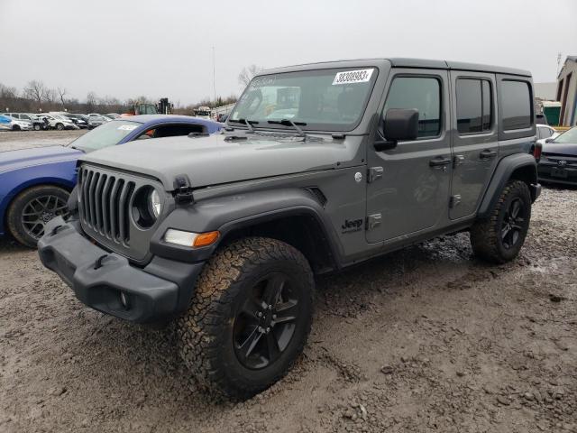 1C4HJXDG4KW643547 - 2019 JEEP WRANGLER U SPORT ნაცრისფერი ფოტო 1