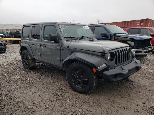 1C4HJXDG4KW643547 - 2019 JEEP WRANGLER U SPORT ნაცრისფერი ფოტო 4