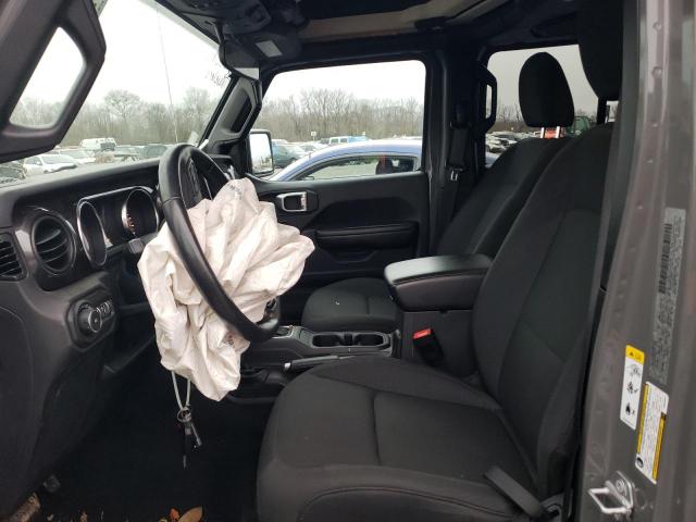 1C4HJXDG4KW643547 - 2019 JEEP WRANGLER U SPORT ნაცრისფერი ფოტო 7