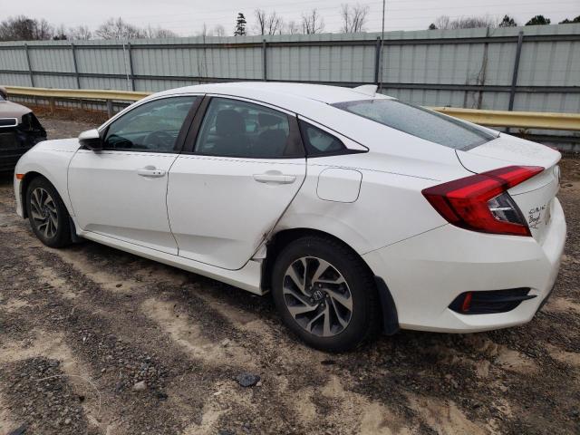 2HGFC2F73JH500105 - 2018 HONDA CIVIC EX WHITE photo 2