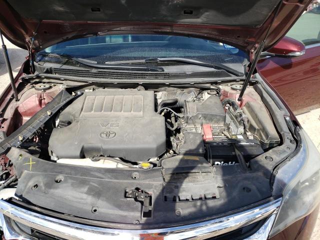 4T1BK1EB9DU034726 - 2013 TOYOTA AVALON BASE BURGUNDY photo 11